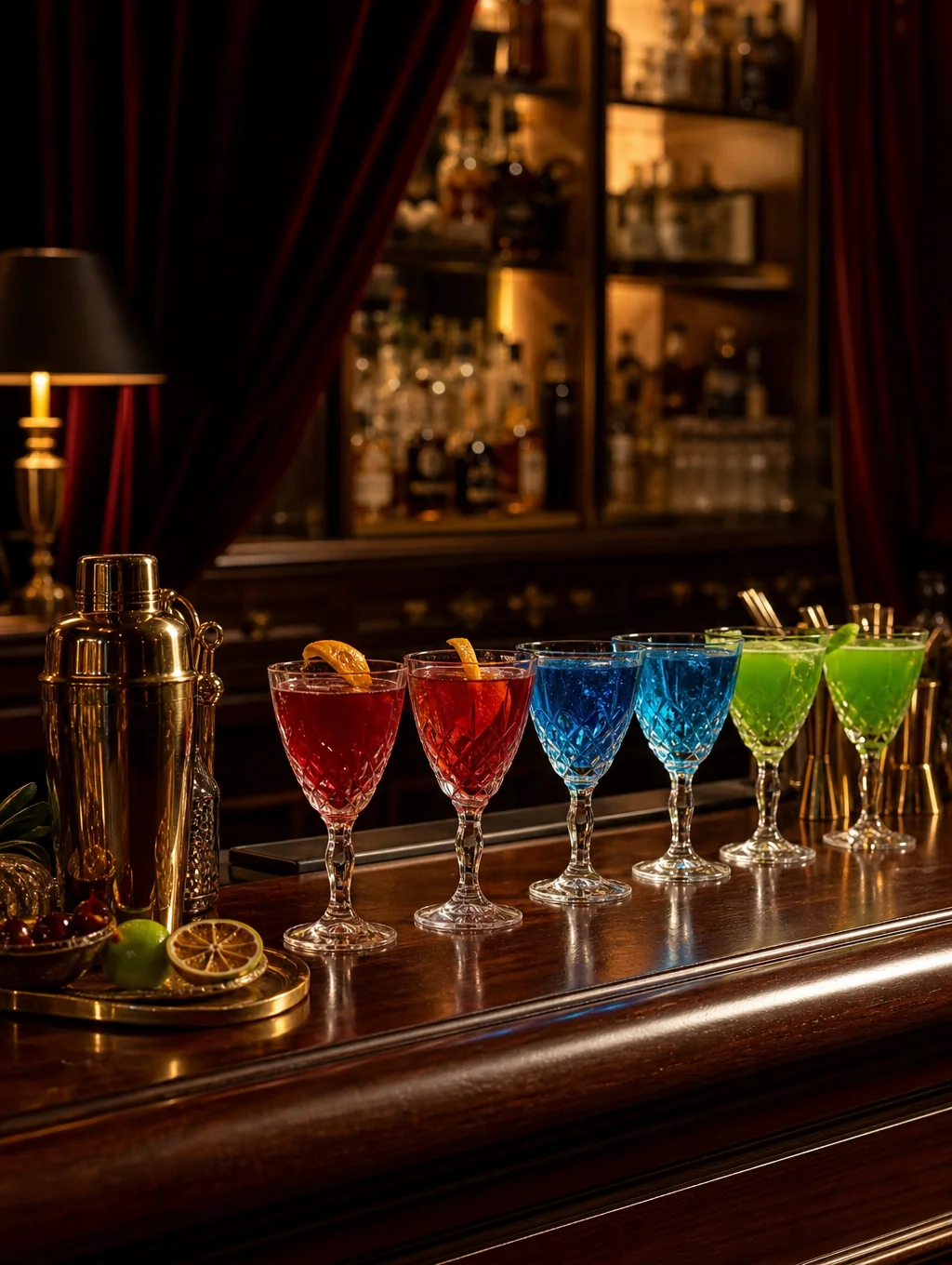 Craft cocktails and small plates served at MR.CUE bar